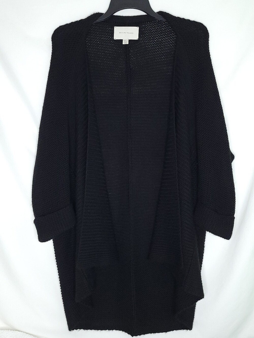 BROCHU WALKER Women's Open Front Alpaca Blend City Cardigan One Size